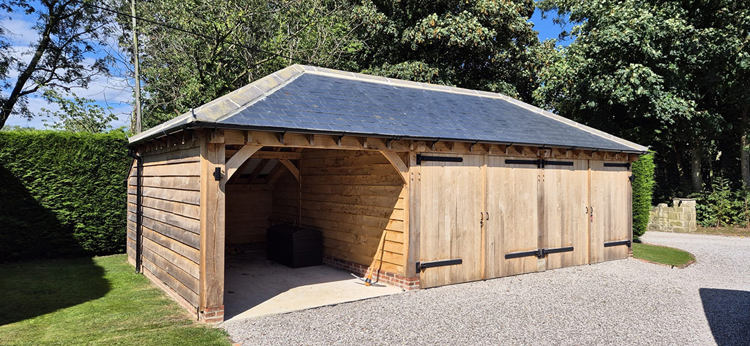 bespoke oak framed garages and outbuildings from yourkshire
